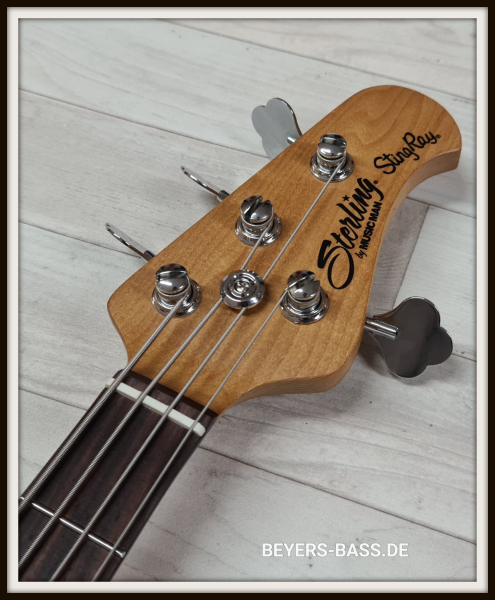 Sterling by Music Man StingRay Ray34 HH, Charcoal Frost